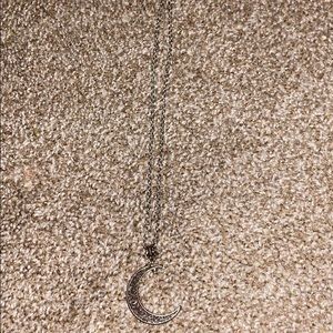 Moon/Crescent Silver Necklace